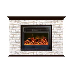 Каминокомплект Glenrich ПАФОС 28 АЛТАЙ венге c топкой NEWFLAME