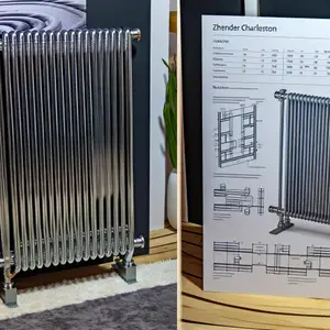 Радиатор Zehnder Charleston: сравнение моделей 2180 и 3057/14