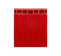 Радиатор биметаллический RIFAR MONOLIT 350 Бордо 06 секц. бок.