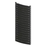 Биметаллический радиатор Rifar CONVEX V 500-18 титан – вид 1