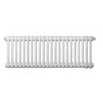 Радиатор труб. Zehnder Charleston 2050, 22 сек.1/2 ниж.подк. RAL9016 (кроншт.в компл) – вид 1