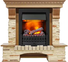 Каминокомплект Dimplex Pierre Luxe - Дуб / Сланец с очагом Danville Black FB2