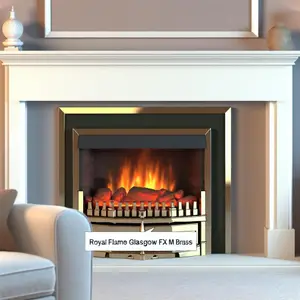 Каминокомплект Royal Flame Glasgow с очагом Fobos FX M Brass