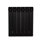 Радиатор биметаллический RIFAR MONOLIT Ventil 350 Антрацит 06 секц. нижн. лев. – вид 2