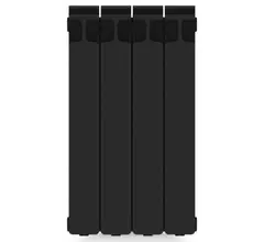 Радиатор биметаллический RIFAR MONOLIT Ventil 500 Антрацит 04 секц. нижн. лев.