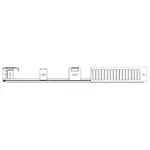 Стальной панельный радиатор Buderus K-Profil 10 600 700 – вид 2