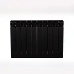 Радиатор биметаллический RIFAR MONOLIT 350 Антрацит 12 секц. бок. – вид 2