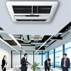 Установка кассетного блока VRF Energolux для вашего комфорта