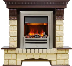 Каминокомплект Dimplex Pierre Luxe - Темный дуб / Шампань (Высота 1050мм) с очагом Chesford