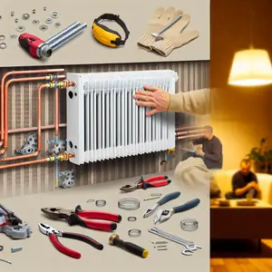 Монтаж радиатора отопления своими руками: пошаговая инструкция