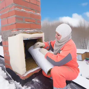 Выполняем утепление трубы дымохода своими руками