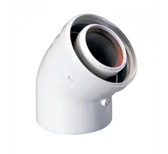 Отвод ARISTON 45 M/F d60/100 2 шт. конд