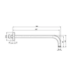 Держатель верхнего душа Fima Carlo Frattini Showerhead белый матовый (F2138BS) – вид 2