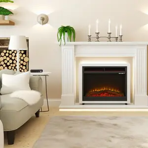 Электрокамин классический дизайн белый: уют и стиль