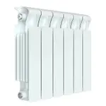 Радиатор биметаллический RIFAR MONOLIT Ventil 300 06 секц. нижн. лев. 50 мм – вид 1