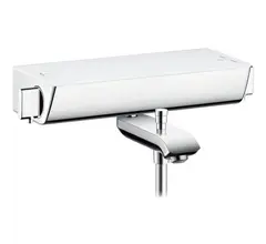 Смеситель для ванны и душа Hansgrohe Ecostat Select белый/хром (13141400)