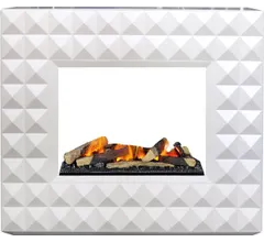 Каминокомплект Dimplex Diamond - Бьянко белый с очагом Cassette 600 LNH-INT (с дровами)