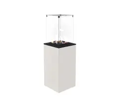 Уличный газовый нагреватель Kratki PATIO/M/G31/37MBAR/S - сталь, с ручным управлением