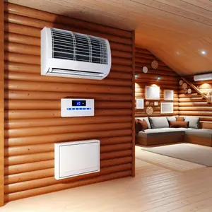 Установка климатической техники в деревянных домах