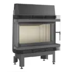 Каминная стальная топка Kratki Blanka670/570/L/BS (угловое стекло слева) – вид 1