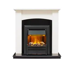 Каминокомплект Dimplex Baltimore - Слоновая кость, черный с очагом Brookline Black