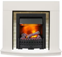 Каминокомплект Dimplex Montana - Белый с очагом Danville Black FB2