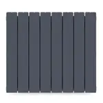 Радиатор биметаллический RIFAR SUPReMO Ventil 500 Титан 08 секц. нижн. прав. – вид 2