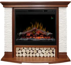Каминокомплект Dimplex Country - Орех/Сланец белый с очагом Symphony 26'' DF2624L-INT
