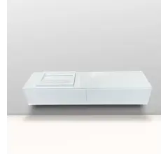 Комплект мебели Rifra K-One тумба с раковиной белый (200.35.20.01 G032 no fori no vasca/879.050.05 Corian)