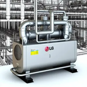 Винтовой чиллер водяного охлаждения LG Стандарт MCWW020AA21