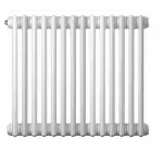 Радиатор труб. Zehnder Charleston 3050, 14 сек.1/2 ниж.подк. RAL9016 (кроншт.в компл) – вид 1