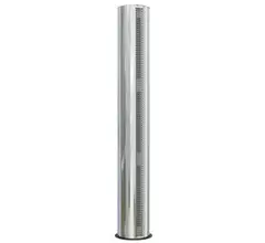 Электрическая тепловая завеса интерьерная Колонна Тепломаш КЭВ-П6149А (корпус из нержавеющей стали)