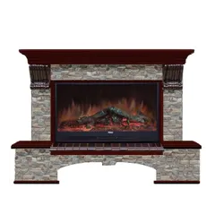 Каминокомплект Glenrich БОСТОН К P 86 ГЦ кр.дер. c топкой PREMIER S86