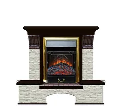 Каминокомплект Glenrich БОСТОН К ГО венге c топкой MAJESTIC BR