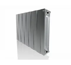 Биметаллический радиатор Royal Thermo PianoForte 500 new/Silver Satin - 12 секц.