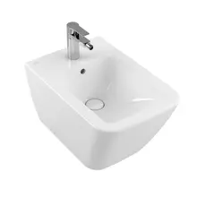 Биде Villeroy&Boch Finion подвесной CeramicPlus альпийский белый (446500R1)