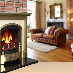 Каминокомплект Royal Flame Boston с очагом Majestic FX M Brass