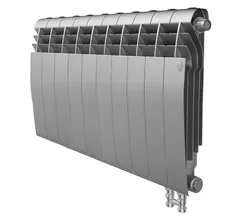 Радиатор Royal Thermo BiLiner 500 /Silver Satin VR - 10 секц.