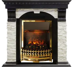 Каминокомплект Dimplex Dublin - Венге / Сланец белый с очагом Atherton