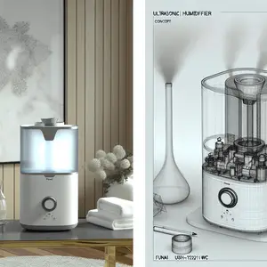 Купить ультразвуковой увлажнитель Funai для дома
