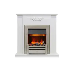 Каминокомплект Dimplex Lumsden - Белый дуб с очагом Chesford