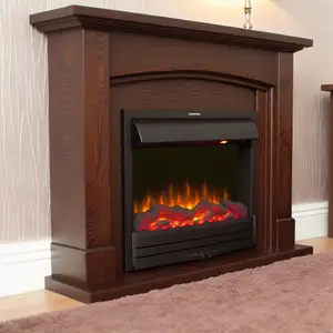 Каминный портал Royal Flame Bradford Темный дуб для уютного дома