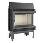 Каминная стальная топка Kratki Blanka670/570/P/BS (угловое стекло справа) – вид 1