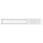 Стальной панельный радиатор Buderus K-Profil 21 300 2000 – вид 2