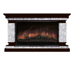 Каминокомплект Glenrich ЛОРД P 14 СТАРЫЙ ГОРОД дуб 46 c топкой PREMIER S14