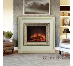 Каминокомплект Glenrich ЭРМИТАЖ A23 слоновая кость c топкой ARTE 23