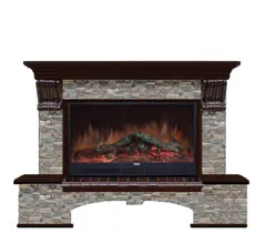 Каминокомплект Glenrich БОСТОН К P 86 ГЦ дуб 46 c топкой PREMIER S86