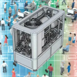 Промышленные чиллеры Midea MWT1C3000B-FB3H для бизнеса