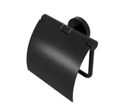 Бумагодержатель Geesa Nemox Black черный матовый (916508-06)