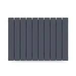 Радиатор биметаллический RIFAR SUPReMO Ventil 500 Титан 10 секц. нижн. прав. – вид 2